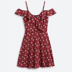 FORTUNE + IVY Mercedes Knit Cold Shoulder Dress